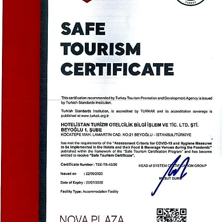 Nova Plaza Taksim Square Hotel 3*